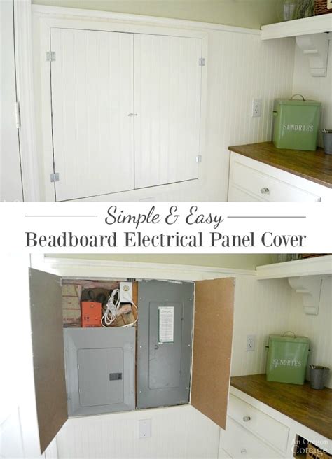 how to cover electrical box with beadboard|how to install a beadboard.